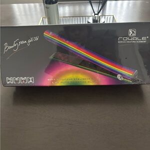 Royale Rainbow Stripe Flat Iron